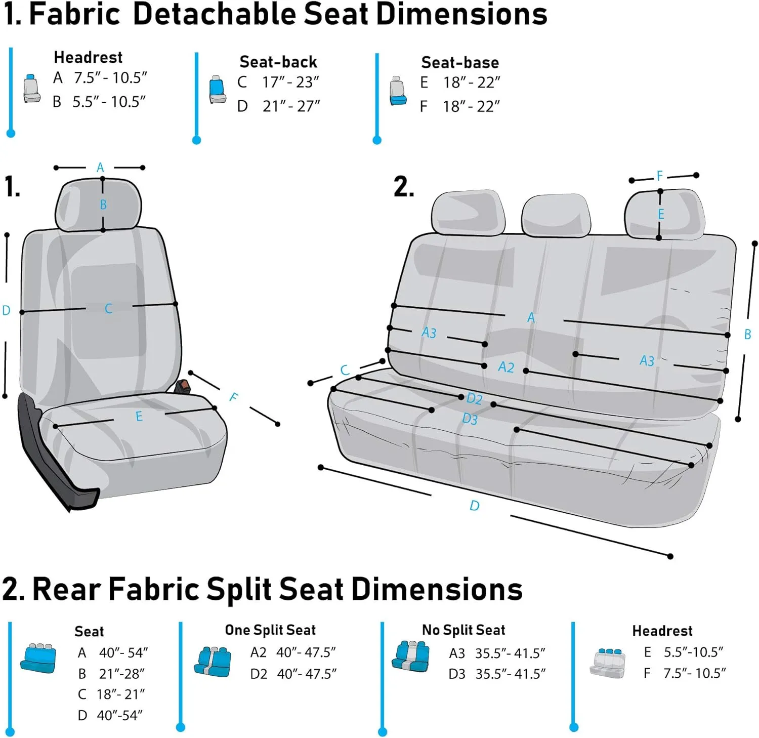 FH Group Car Seat Cover Light Breezy Burgundy Seat Cover Flat Cloth Full Set Automotive Seat Covers, Airbag Compatible & Split Rear Universal Fit Interior Accessories for Cars Trucks and SUV