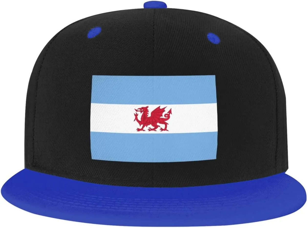 Flag of The Welsh Colony in Patagonia Baseball Cap for Men Women Snapback Hat Adjustable Flat Bill Hats