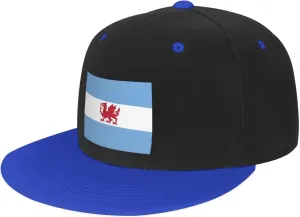 Flag of The Welsh Colony in Patagonia Baseball Cap for Men Women Snapback Hat Adjustable Flat Bill Hats
