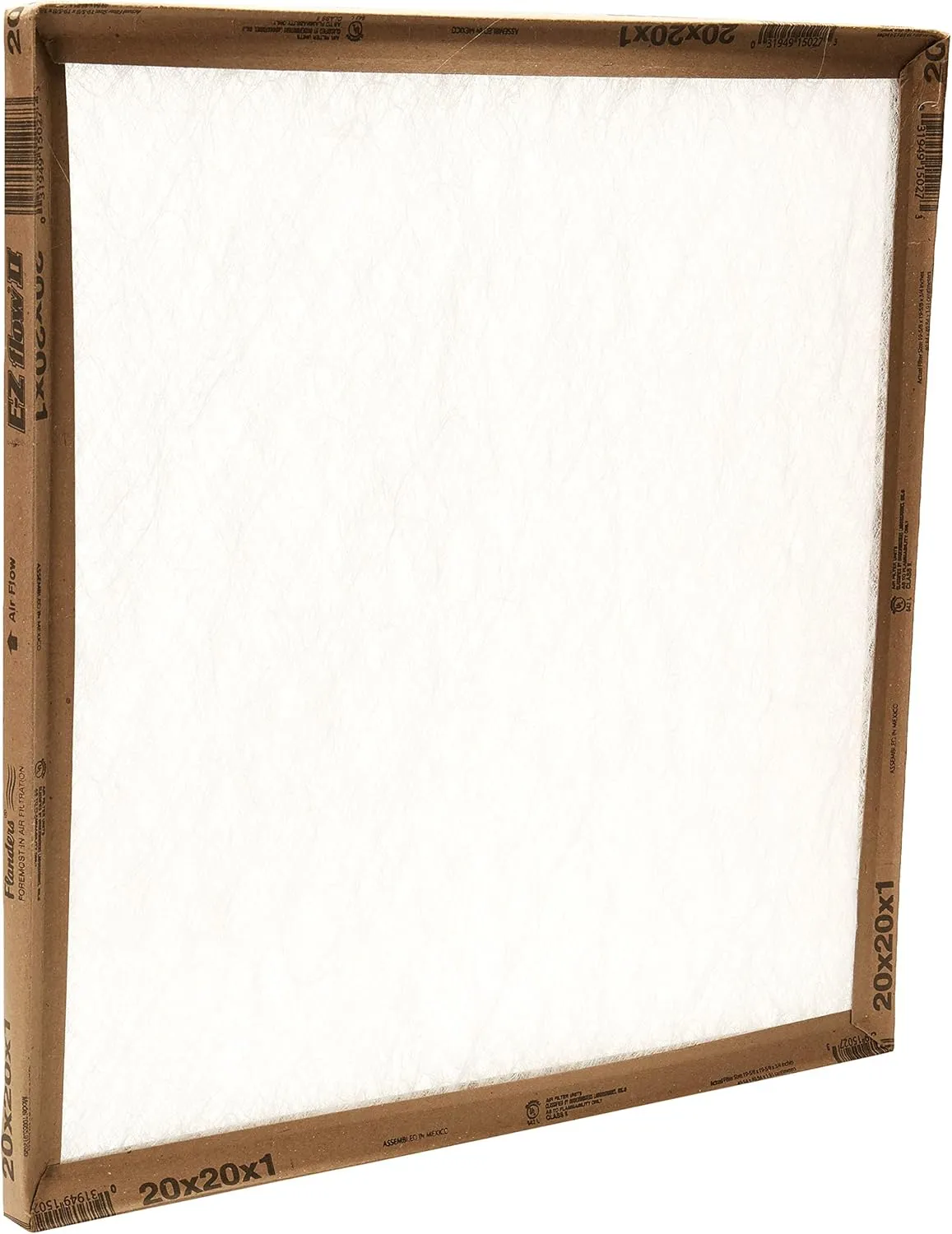 FLANDERS 10055.01202 20x20x1 FBG Furn Filter