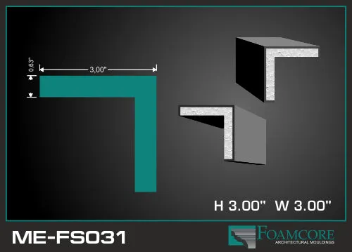 Flat Stock Cornice | ME-FS031