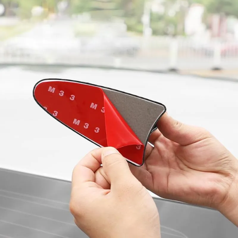 for Lamborghini Gallardo/Islero/Jalpa/Jarama/Miura/Murciélago/Urraco Pack-1 Shark Fin Car, Easy to Install Self-Adhesive Automotive Top Roof Ornament Part, Aerodynamic Design,1 PS-219