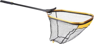 Frabill Power Extend 2124 Fishing Net, Landing Net with built in Light, Black and Gold