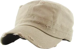 Funky Junque Vintage Military Style Cadet Hat
