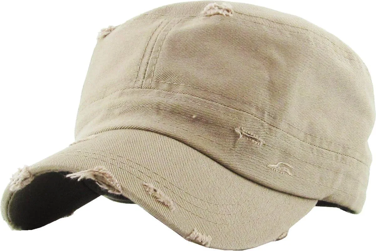 Funky Junque Vintage Military Style Cadet Hat