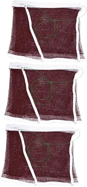 GANAZONO 3pcs Outdoor Portable Badminton Net Compact Lightweight Sturdy Design for Beach Grass and Flat Areas Easy Installation and Quick Setup for Convenient Use