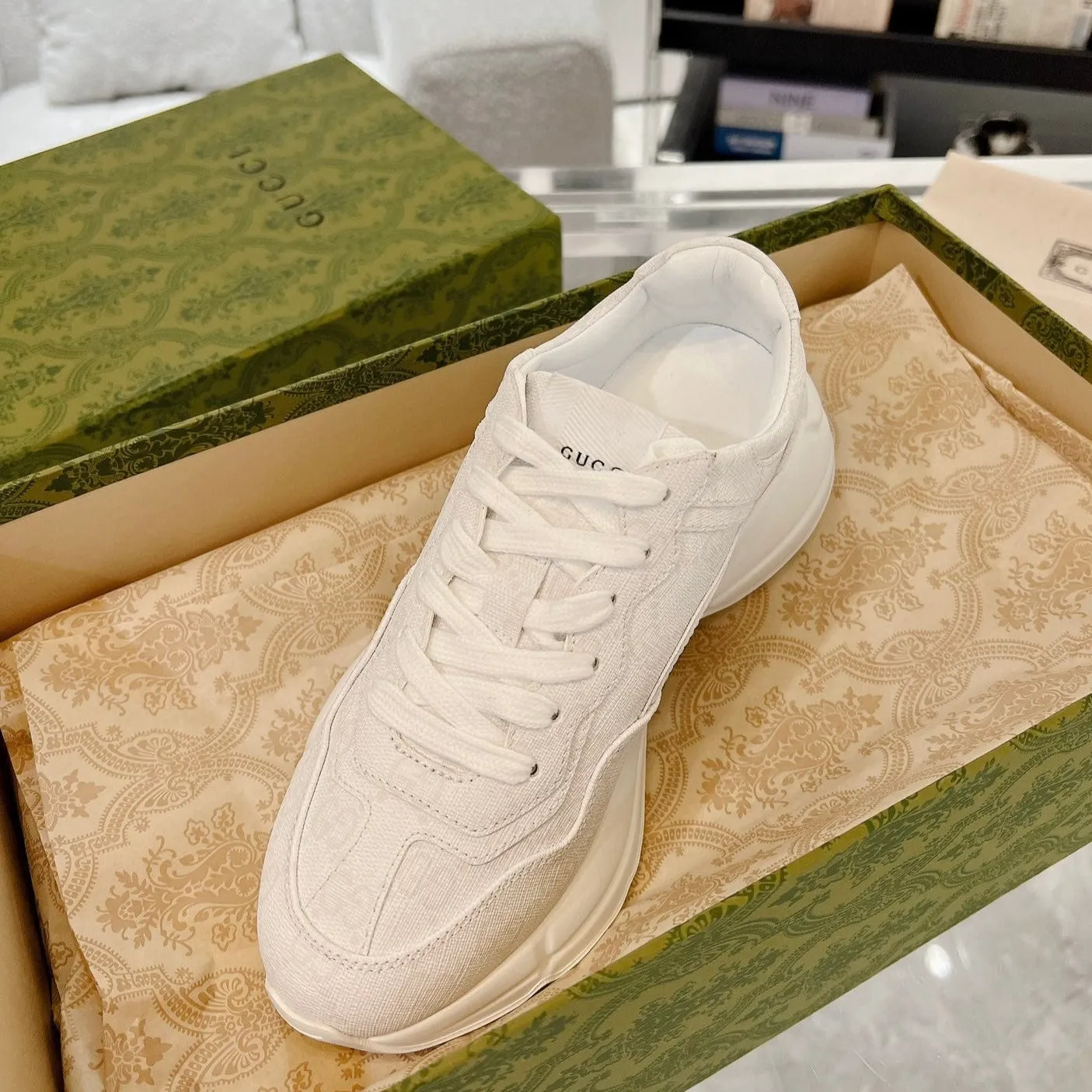GG 100 RHYTON SNEAKER White