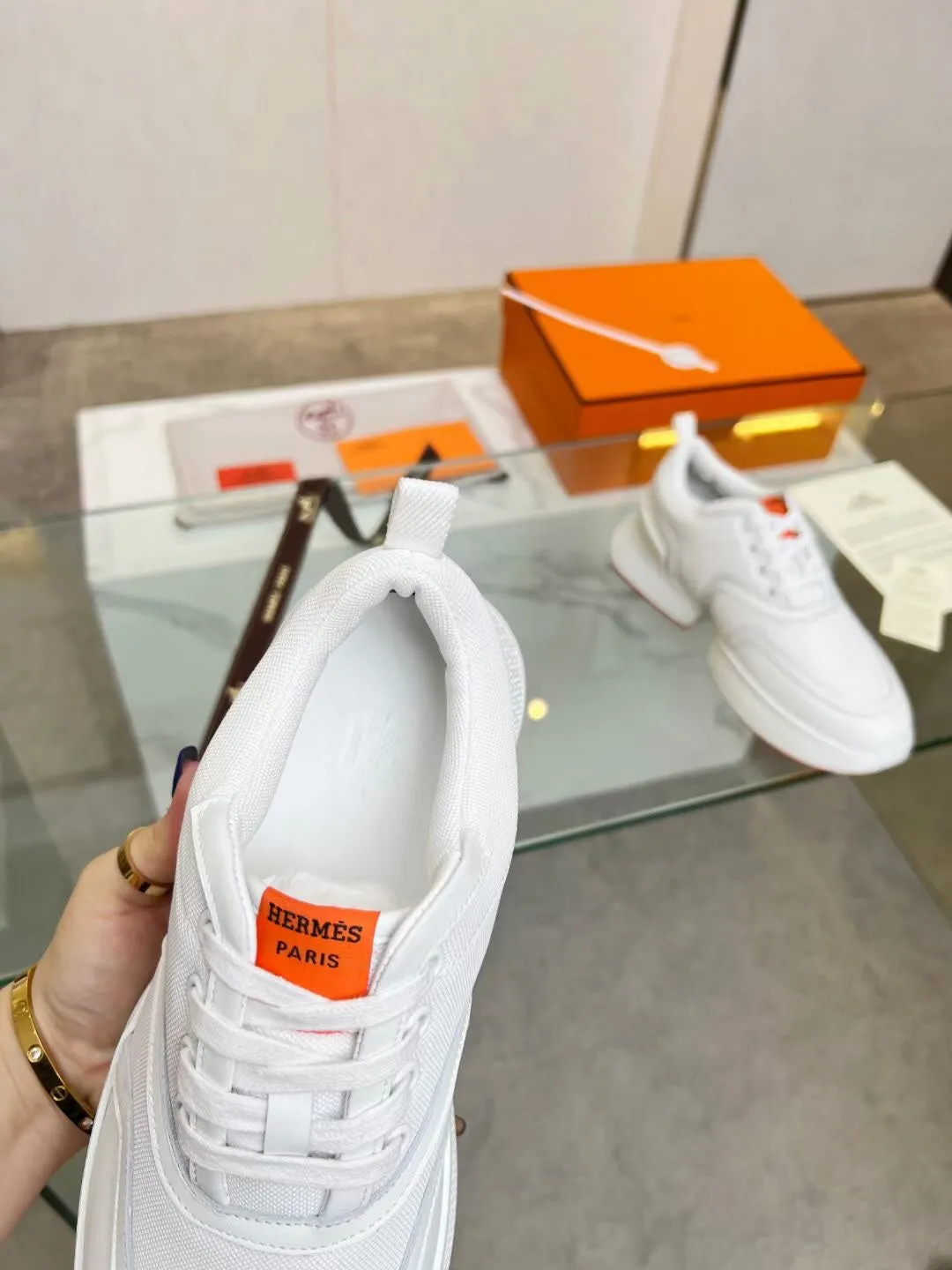 GIGA SNEAKER WHITE CALFSKIN