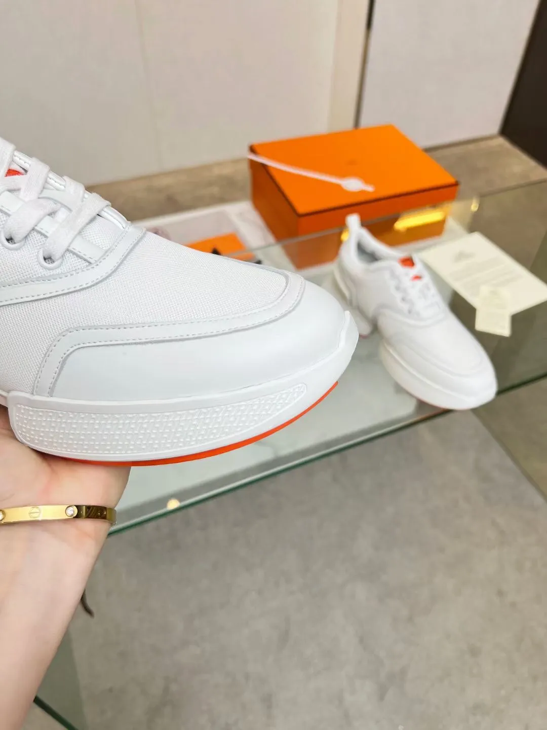 GIGA SNEAKER WHITE CALFSKIN