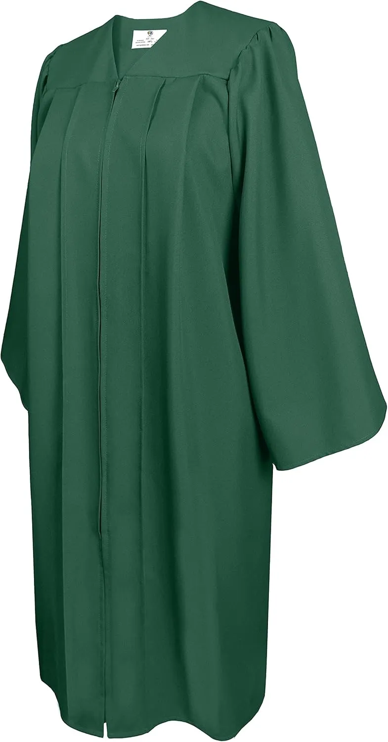 GradPlaza Matte Choir Robe for Church Baptism Officiant Confirmation Costume,Graduation Gown for School,Judge Pastor Robes