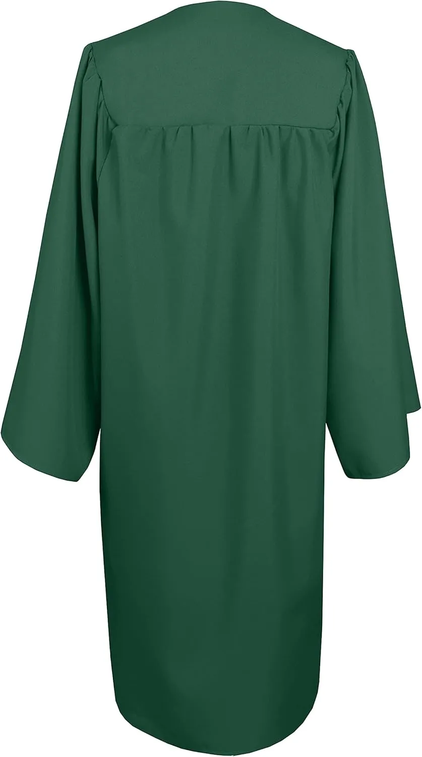 GradPlaza Matte Choir Robe for Church Baptism Officiant Confirmation Costume,Graduation Gown for School,Judge Pastor Robes