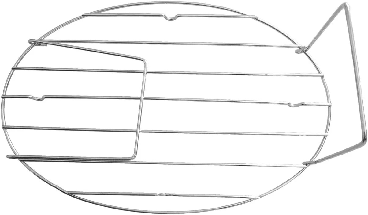 Granite Ware Flat Oval Roaster Rack with Handles, Medium