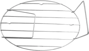 Granite Ware Flat Oval Roaster Rack with Handles, Medium