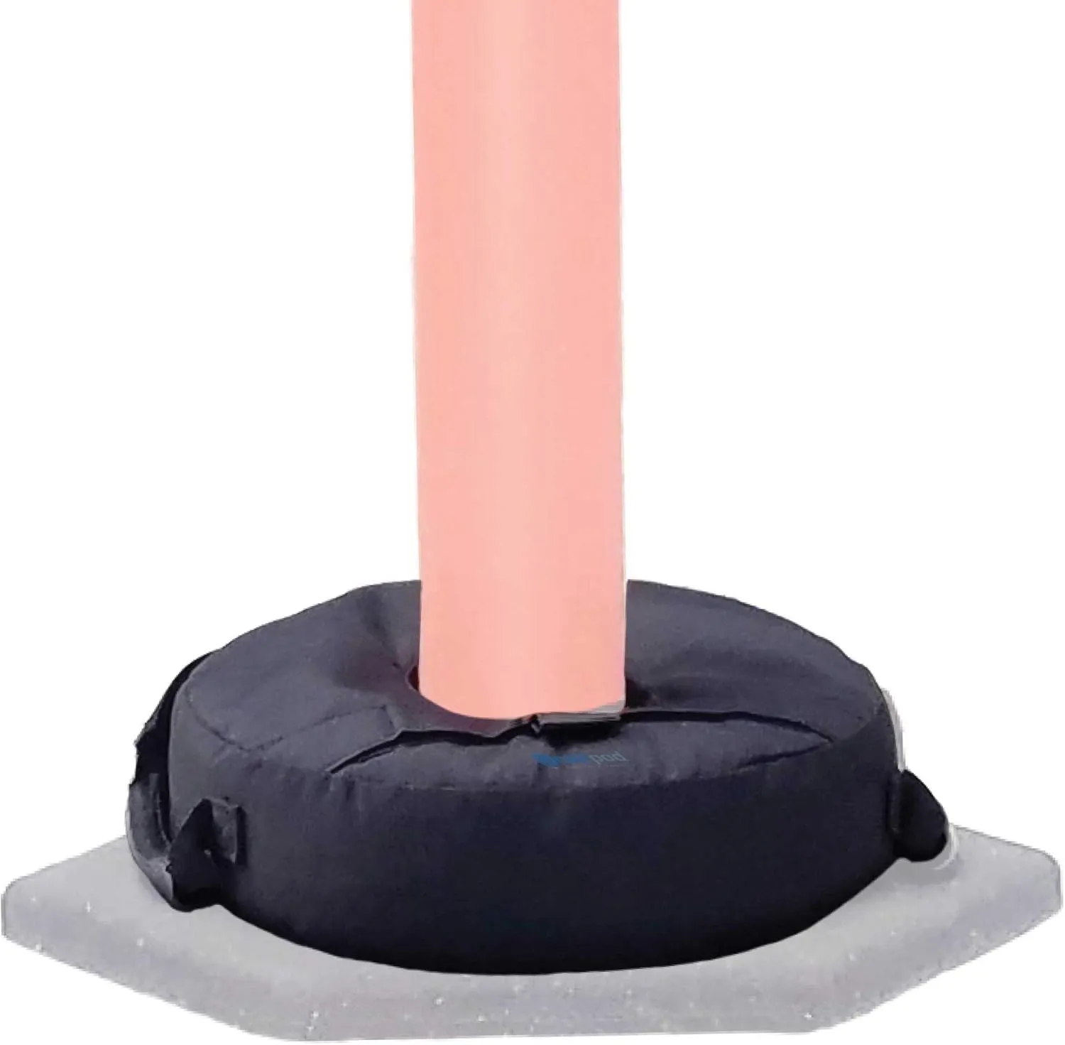 Gravipod 14" Round Cone Guard Weight Bag - Adds Up to 27 lbs for Stabilizing Safety Cones, Delineators and Channelizers - Durable, Easy-Carry Design - 510927