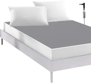 Grounding Sheet, Full Size Grounding Flat Sheet with 5% Silver Fiber Grounded Bed Sheet Earth Product for Improved Sleep & Pain Relief (Full/Double - 54"*75" Gray)