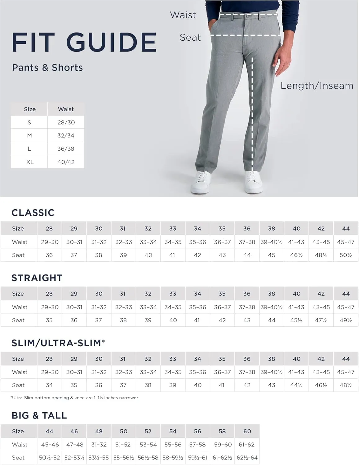 Haggar Men's Cool Right Performance Flex Solid Classic Fit Flat Front Pant
