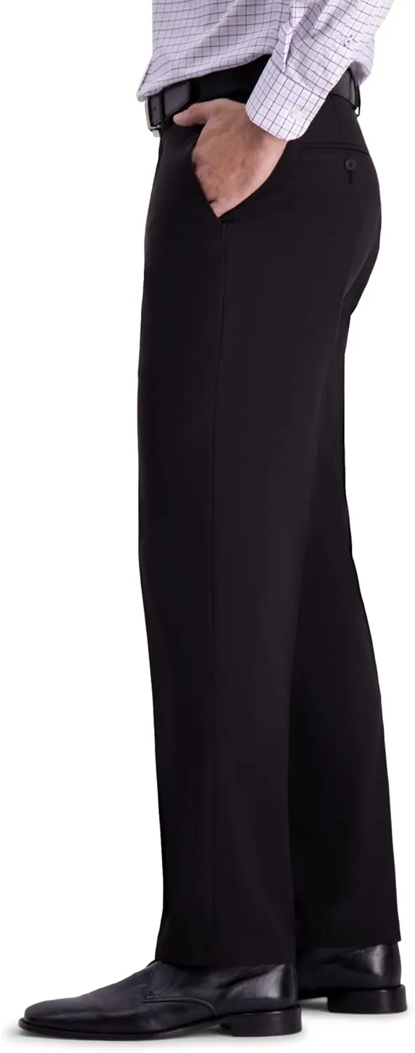 Haggar Men's Premium Comfort Dress Pant-Straight Fit Flat Front (Regular and Big & Tall Sizes)