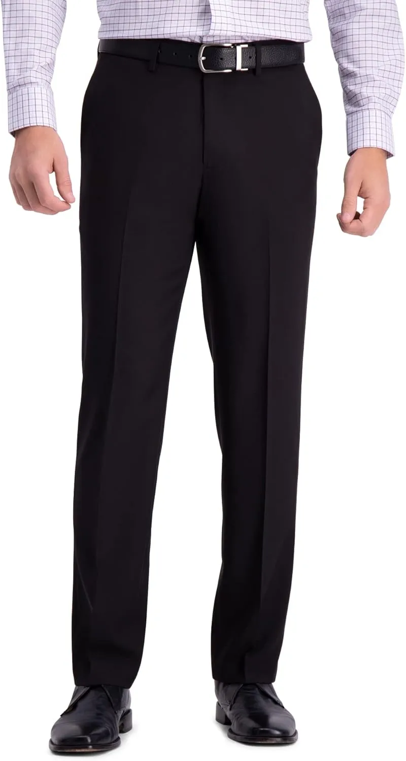 Haggar Men's Premium Comfort Dress Pant-Straight Fit Flat Front (Regular and Big & Tall Sizes)