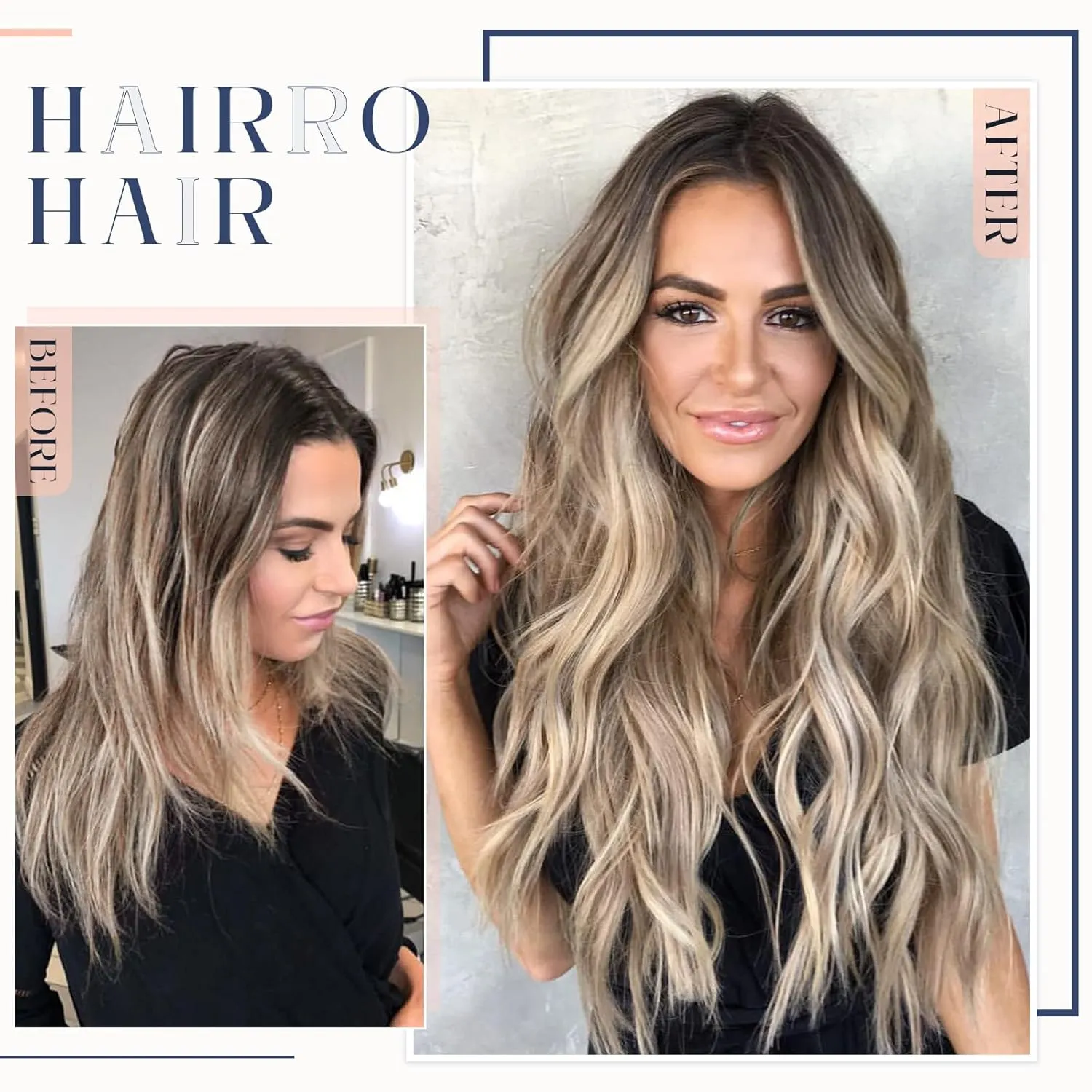 Hairro Pre Bonded Fushion Hair Extensions Nail Tip Human Hair Keratin U Tip Hairpieces Utip Remy Natural Glue Stick Flat Tipped Hairpiece For Women 100 Strands 18" 50g #06 Light Brown