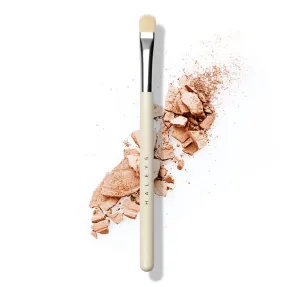 HALEYS Lid Eyeshadow Brush, Medium Flat Tapered Brush, Easy Blending and Shading for Building Eyeshadow Color, High-end Synthetic Bristles, Multi-tasking, for Cream and Powder Makeup, Vegan   CF