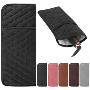 Heat Resistant Hair Tools Travel Bag Portable Hot Tools Organizer Cover Pouch for Curling Iron, Flat Iron, Hair Straightener and Other Styling Tools(13.8" x 5.5")