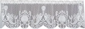 Heritage Lace White Mermaids 60"x15" Valance, 60" x 15"