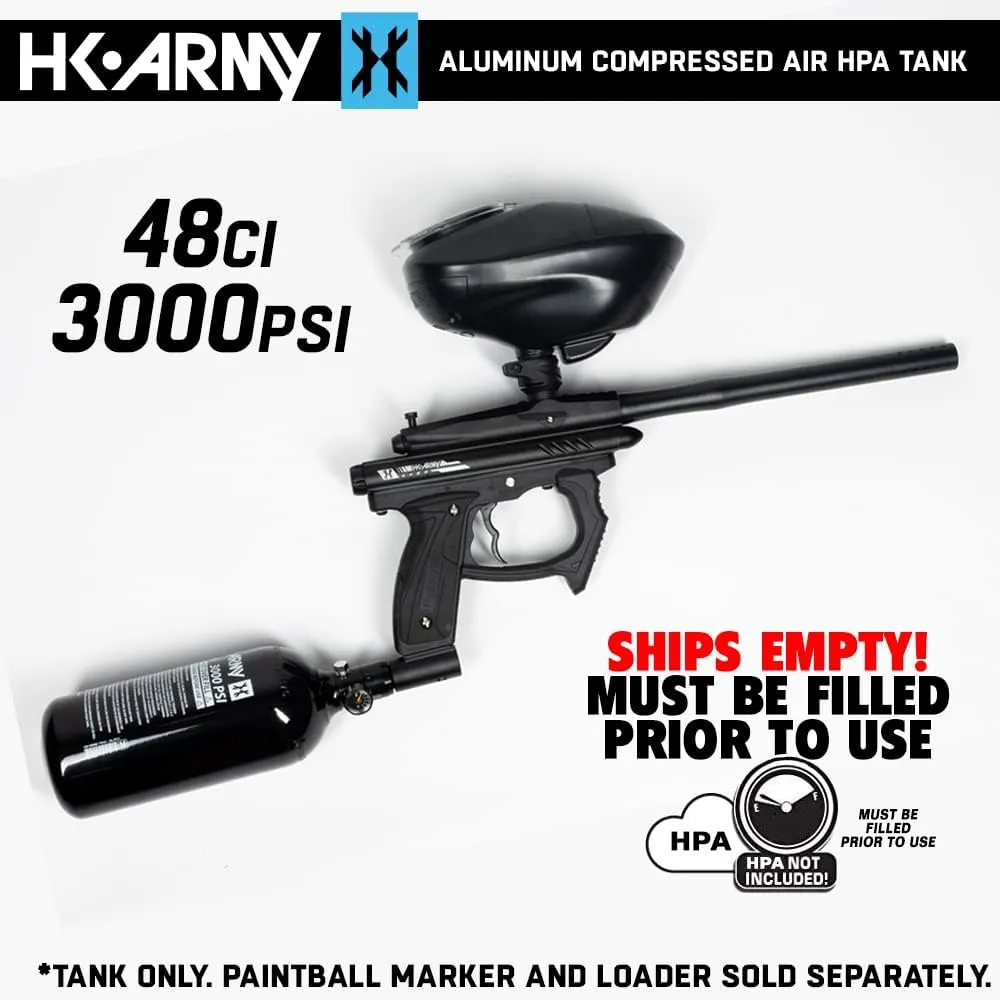 HK Army Aluminum Compressed Air HPA Paintball Tank Air Systems - Standard Regulator