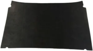 Hood Insulation Pad 1/2" Fiberglass for Chevy for Caprice 1991-1996 for Impala 1994-1996 Gray/Black,Fitment Tested