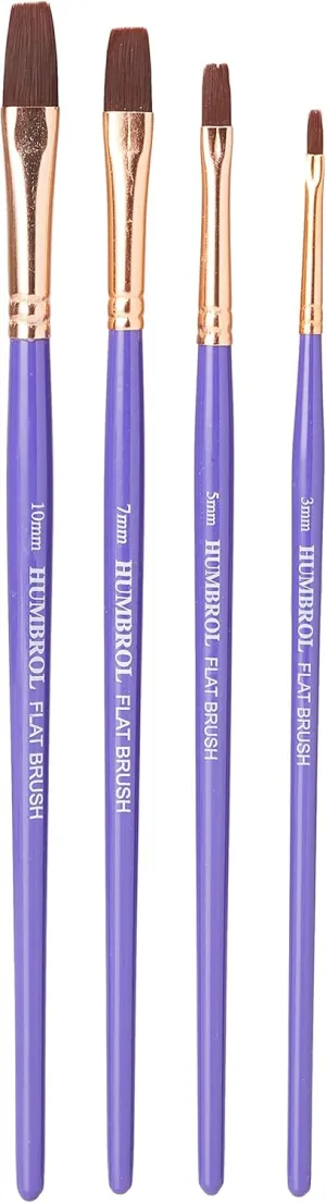 Humbrol AG4305 Flat Brush Pack Brushes