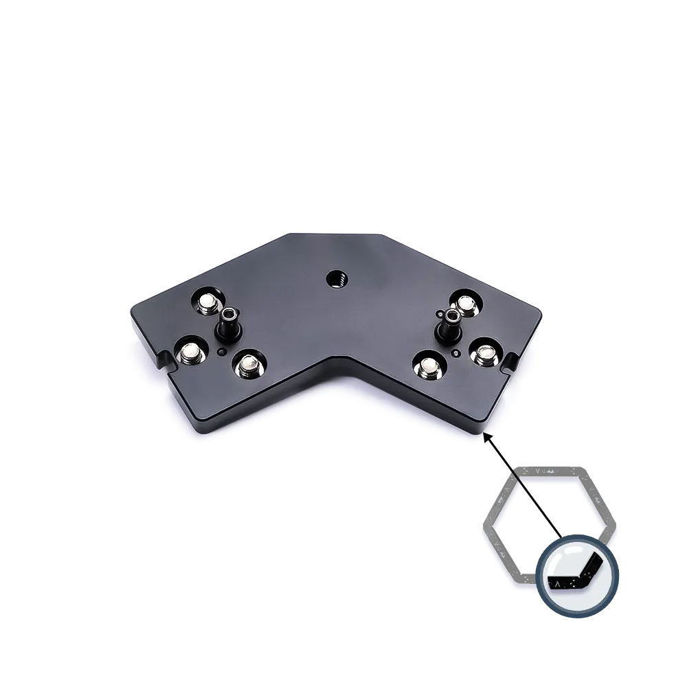 INFINIBAR Connectors Hexagon Flat Connector