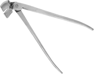 IWOWHERO Leather Craft Flatten Plier Nose Pliers Flush Pliers Easy-Grip Durable Steel for Bag Making