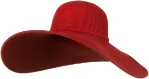Jeanne Simmons UPF 50  Cotton Paper 6 Inch Flat Brim Hat