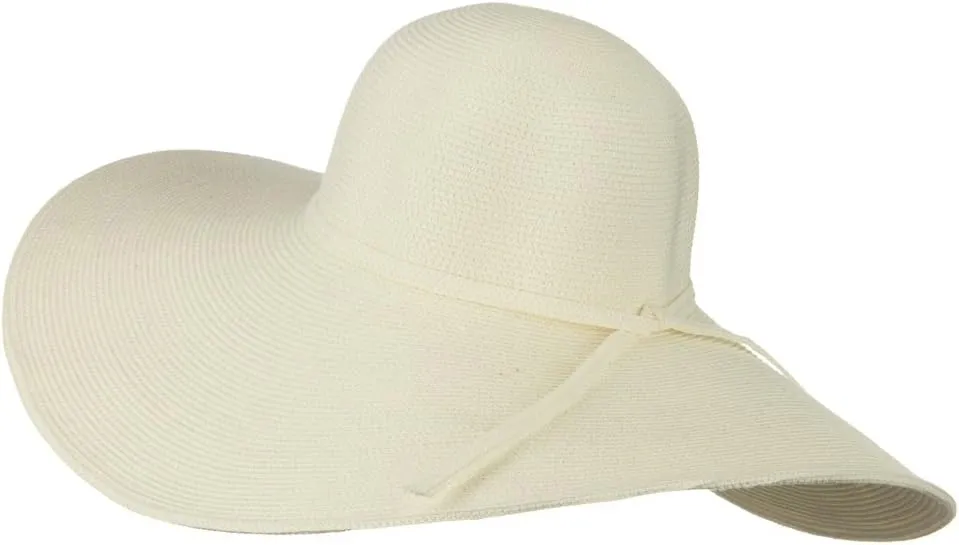 Jeanne Simmons UPF 50  Cotton Paper 6 Inch Flat Brim Hat