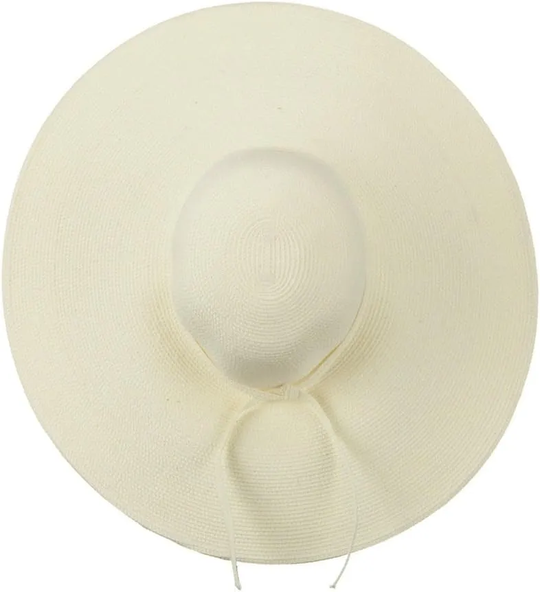 Jeanne Simmons UPF 50  Cotton Paper 6 Inch Flat Brim Hat