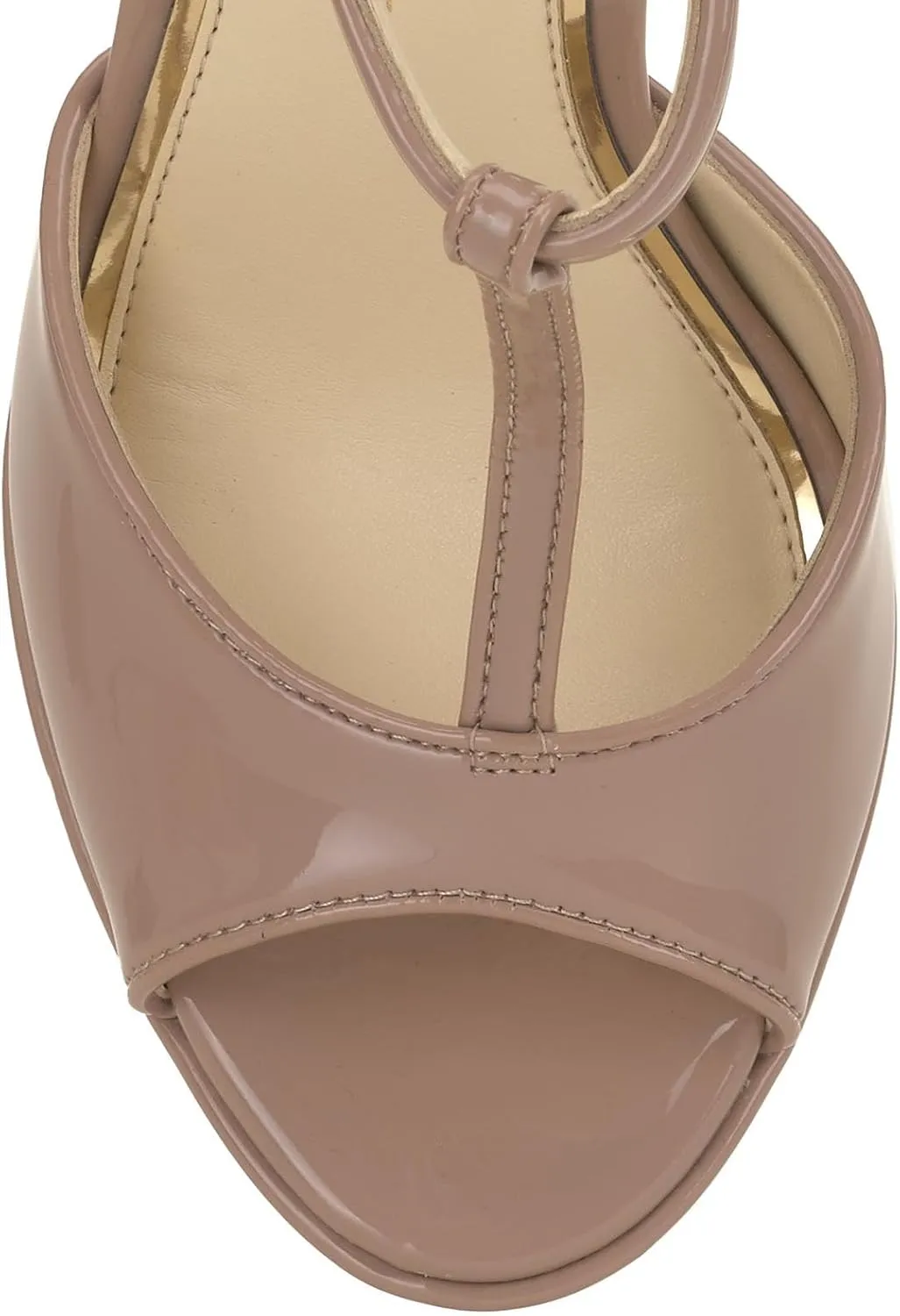 Jessica Simpson Bansi Women's Patent Leather Peep Toe High Heel Platform Pump
