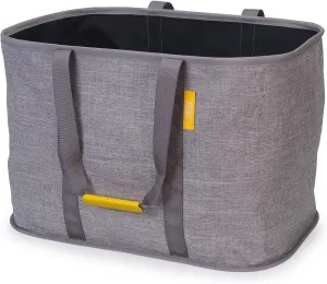 Joseph Joseph Hold-All Max Collapsible 55L Washing Laundry Basket Bag, Durable Fabric, Moisture Resistant, Grey