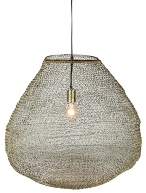 Jupiter Woven Wire Pendant, Gold