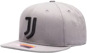 Juventus Grey Club Ink Flat Peak Snapback Hat