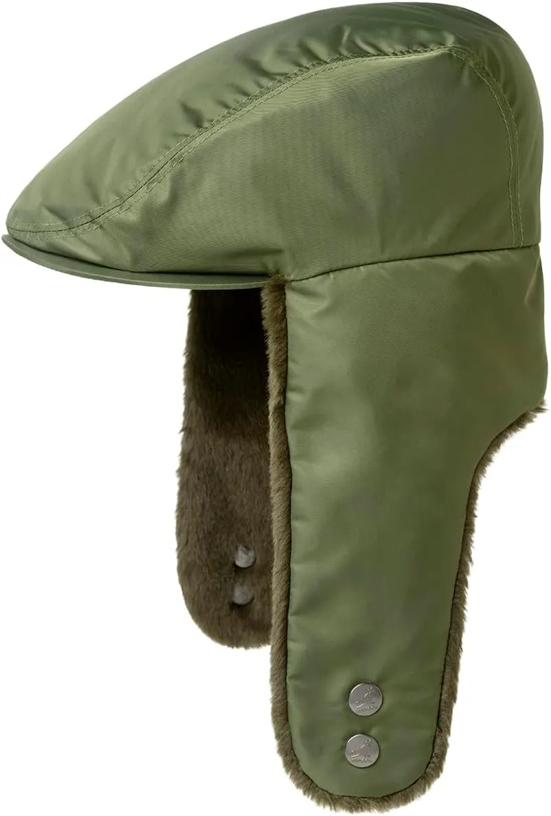 Kangol Aviator Bugatti Hat - Sea Kelp/XL Ivy Caps & Flat Caps
