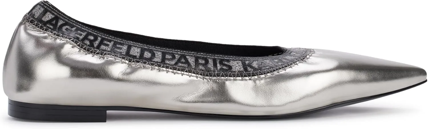 KARL LAGERFELD womens Vinette Everyday Ballet Flat