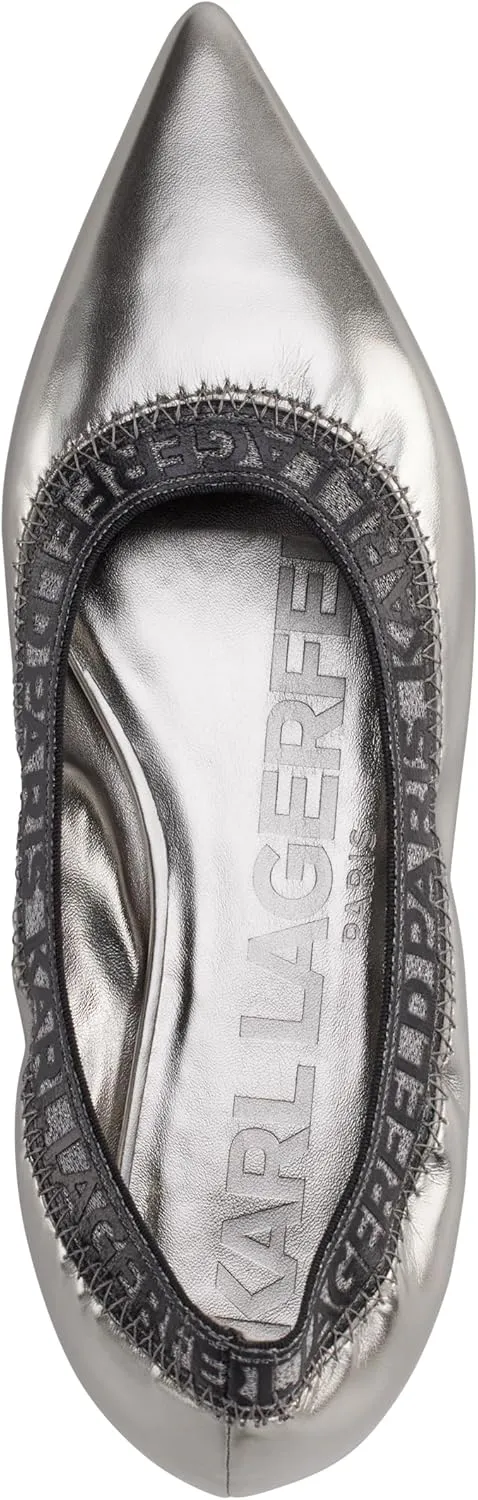 KARL LAGERFELD womens Vinette Everyday Ballet Flat