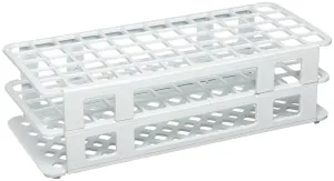 Kartell 225655-0000 White PP Wet/Dry Test Tube Rack for 16mm Test Tubes, 60 Place (Case of 5)