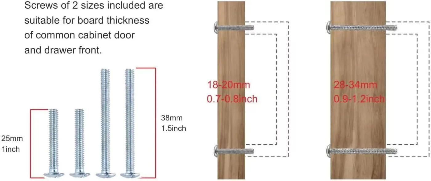 khtumeware 6 Pack 12 Inch(305mm) Champagne Bronze Cabinet Pulls Brushed Brass Kitchen Cabinet Handles Extra Long Gold Cabinet Pulls Kitchen Cabinet Hardware for Cupboard Drawer Pulls Dresser Handle