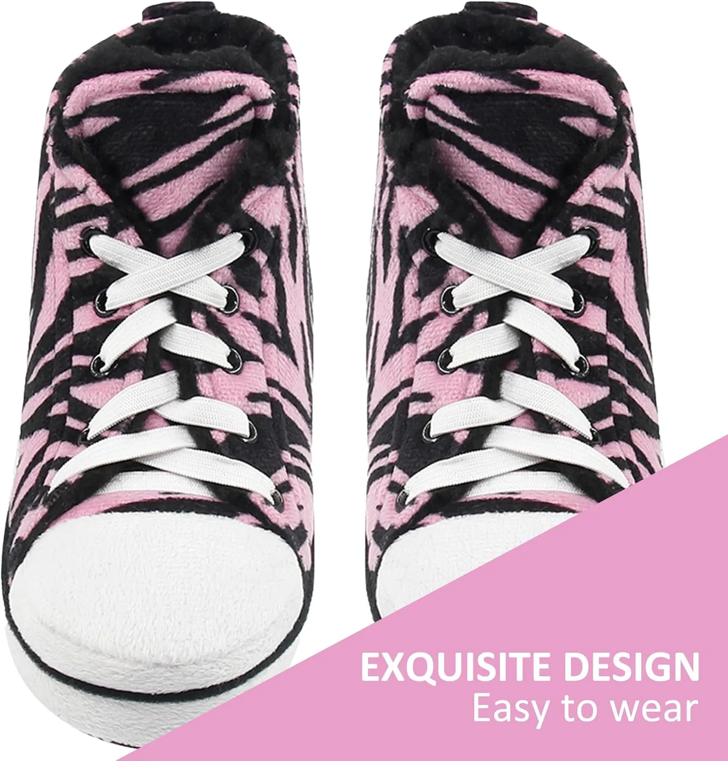 Kids Sneaker Slippers - Soft and Stylish Comfort Cozy House Shoes for Girls and Boys