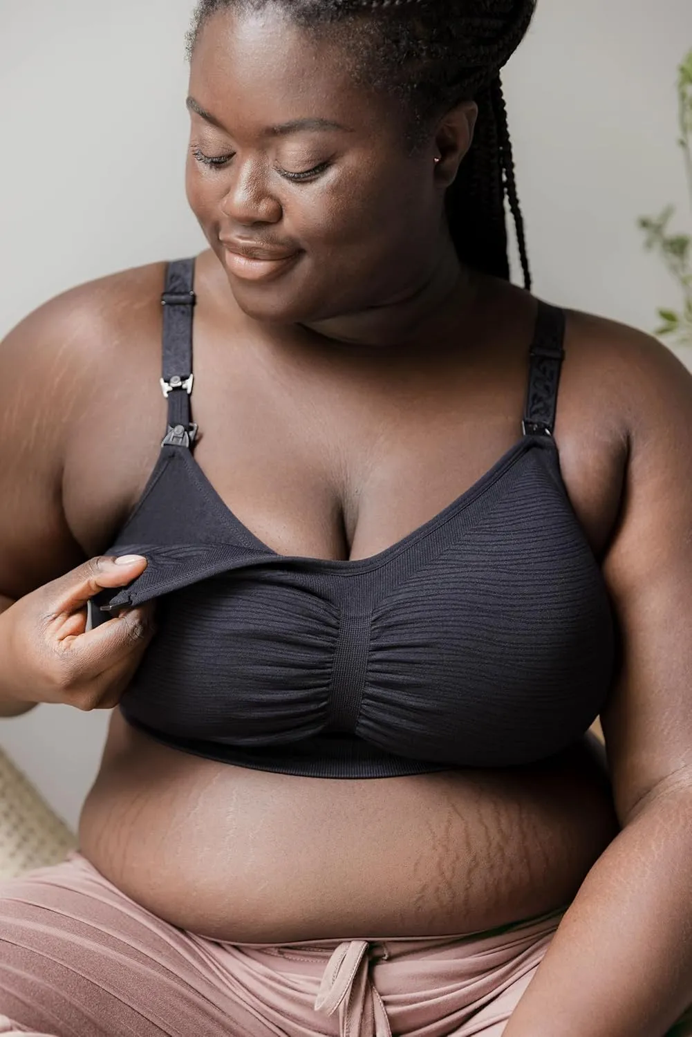 Kindred Bravely Sublime Pumping Bra Hands Free, Adjustable Pumping & Nursing Bra with EasyClip for All Breast Pumps