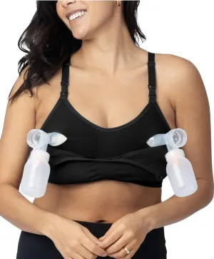 Kindred Bravely Sublime Sports Pumping Bra Hands Free | All-in-One Nursing Bras for Breastfeeding and Pumping