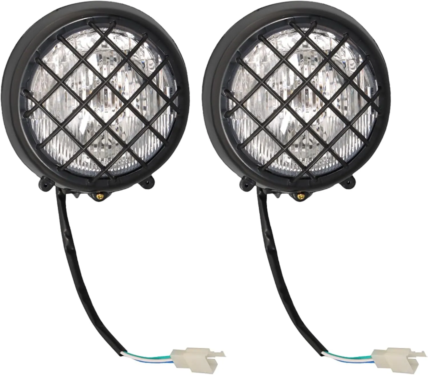 labwork 2 x Headlights lens bulbs lights Replacement for Yamaha Banshee 1987-2006 Replacement for Yamaha Warrior Wolverine Kodiak Big Bear