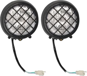 labwork 2 x Headlights lens bulbs lights Replacement for Yamaha Banshee 1987-2006 Replacement for Yamaha Warrior Wolverine Kodiak Big Bear