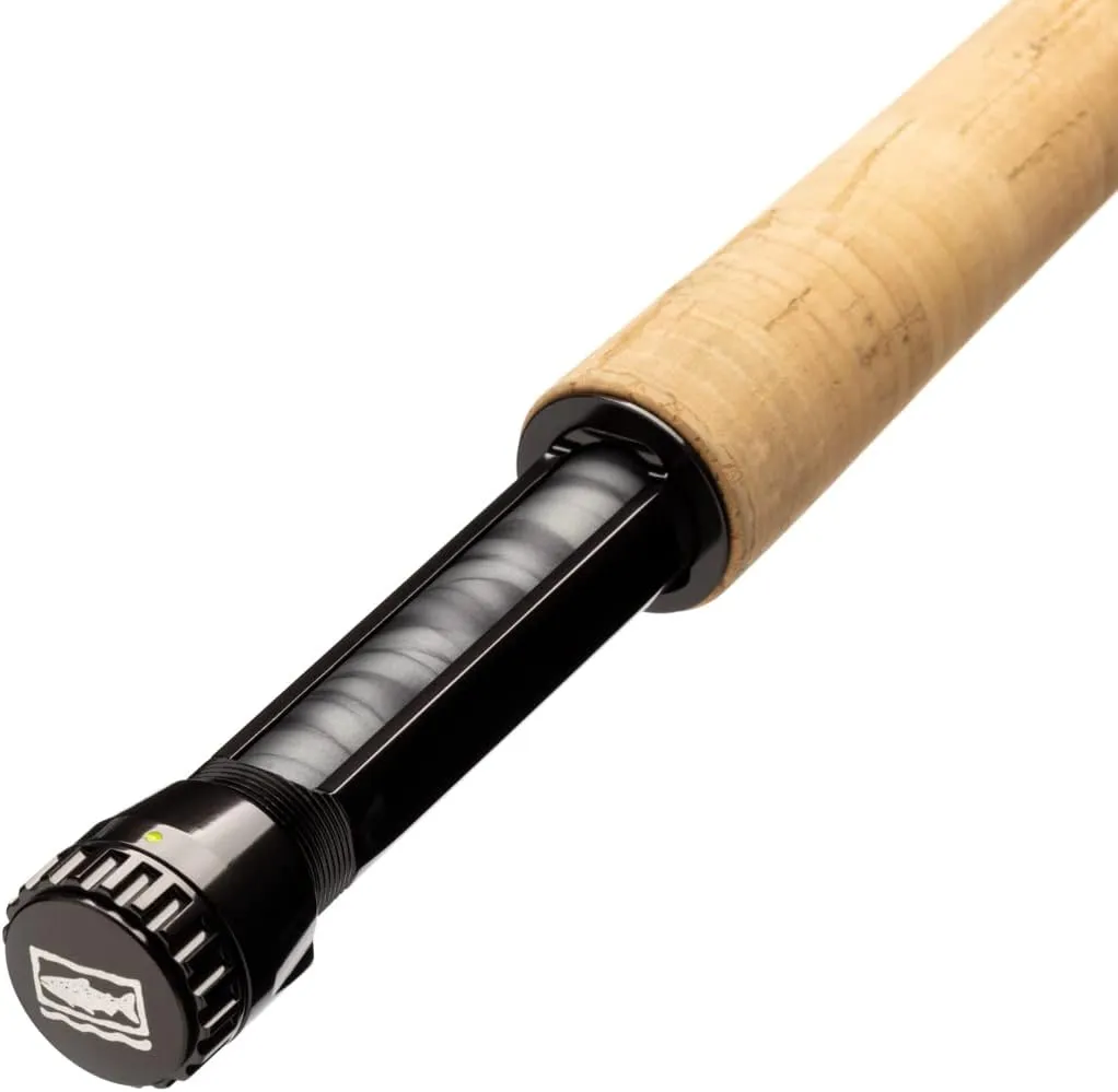 LAMSON | Radius Moderate/Medium Fast Action Fly Fishing Rod | Freshwater | 4-Piece 9 Foot, w/Tube