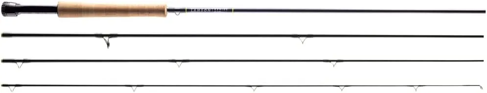 LAMSON | Radius Moderate/Medium Fast Action Fly Fishing Rod | Freshwater | 4-Piece 9 Foot, w/Tube